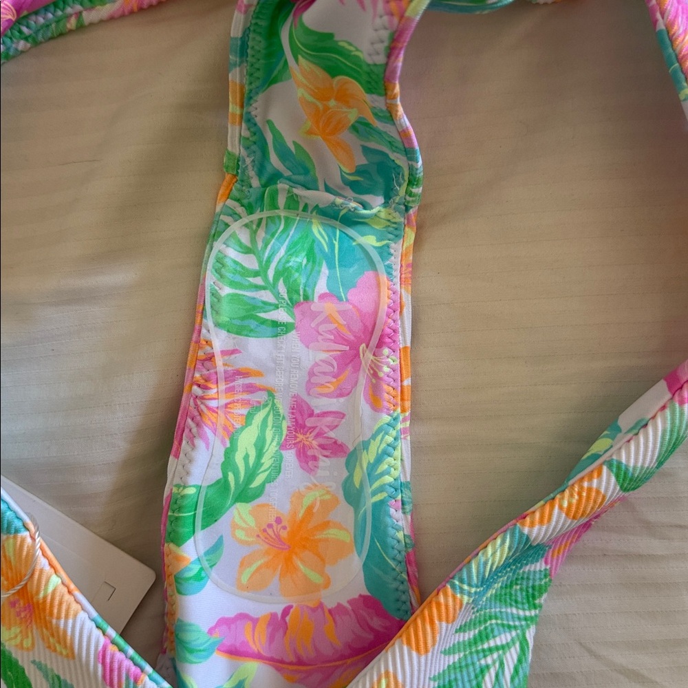 Kulani Kinis Y Cheeky Bikini Bottoms Size Medium NWT Coconut Dreams - Picture 3 of 6